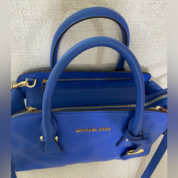 Michael Kors Blue Satchel - Picture 9 of 16